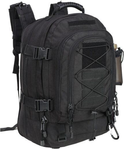 Large Tactical Backpack for Men Military Backpack with DIY System for