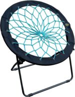 Zenithen Limited Foldable Bunjo Bungee Chair for Dorms, Living Rooms,