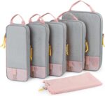BAGSMART 6 Set Compression Packing Cubes - Lightweight Travel