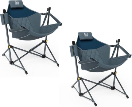 TIMBER RIDGE Hammock Camping Chair with Adjustable Backrest, Heavy