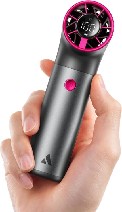 Aecooly Portable Handheld Fan, Powerful Turbo Mini Fan, 19000 RPM High