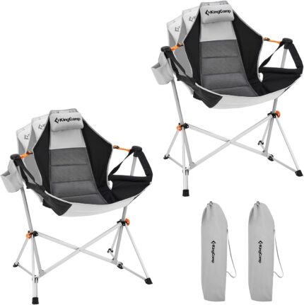 KingCamp Hammock Camping Chair, Swinging Portable Folding Camp Chairs