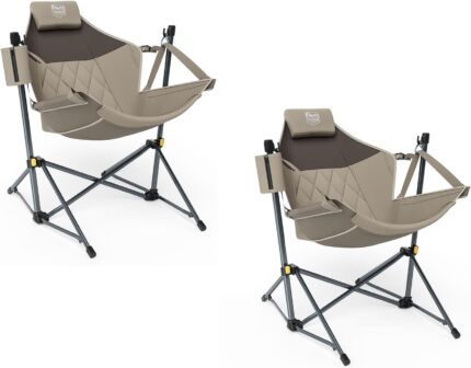 TIMBER RIDGE Hammock Camping Chair with Adjustable Backrest, Heavy