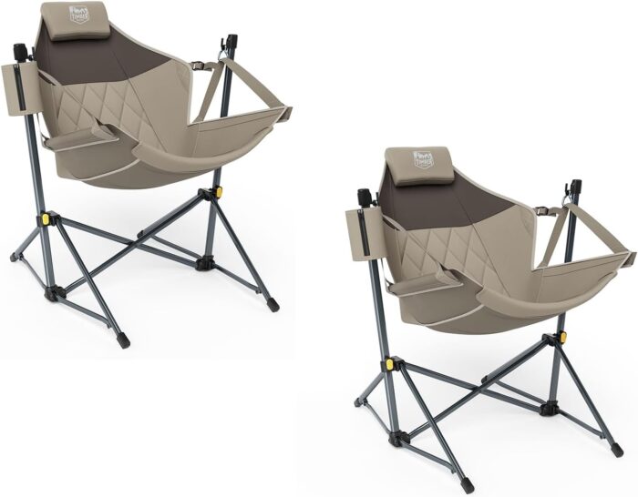 TIMBER RIDGE Hammock Camping Chair with Adjustable Backrest, Heavy