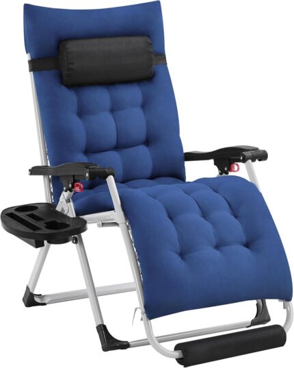 Yaheetech Zero Gravity Chair, Folding Reclining Lounge Recliner with