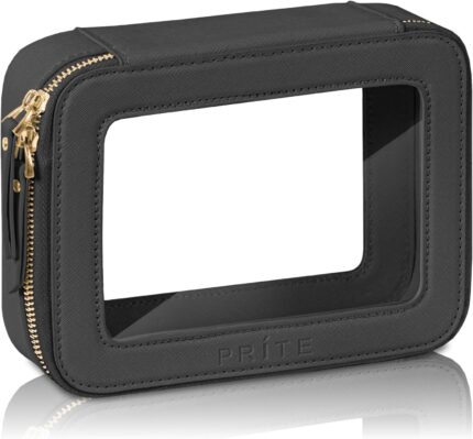 Prite Clear Makeup Bag Cosmetic Organizer Case Waterproof Travel