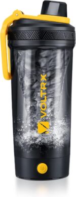VOLTRX Shaker Bottle, Gallium USB C Rechargeable Electric