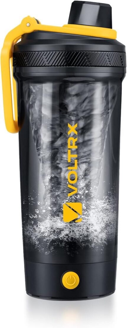 VOLTRX Shaker Bottle, Gallium USB C Rechargeable Electric