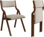 Ball & Cast Folding Dining Chairs Set of 2,Portable Kitchen Chairs