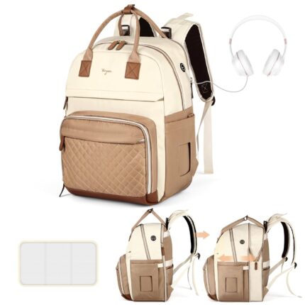 Diaper Bag Backpack - Extra Large Diaper Bag for 2 Kids Twin, Travel