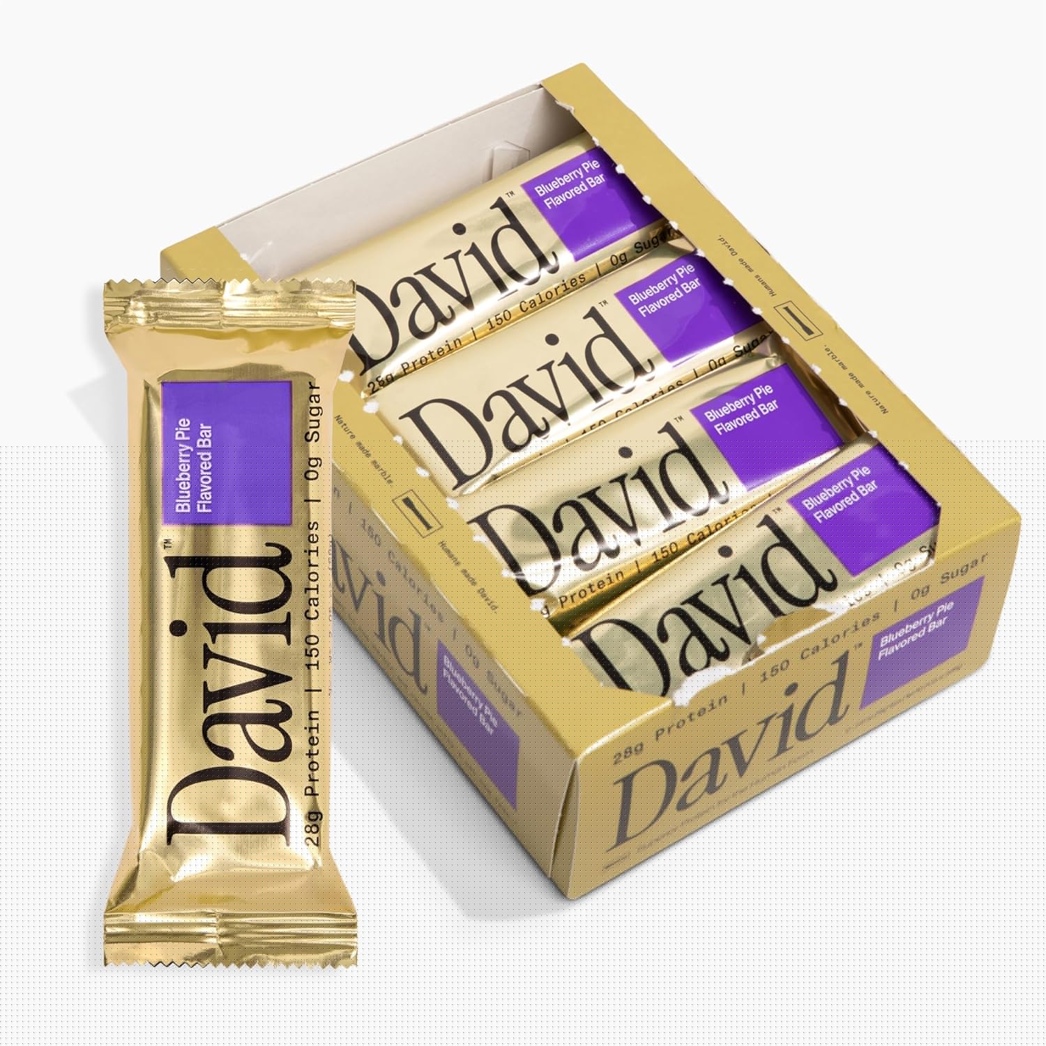 David High Protein Bars No Sugar - Sugar Free Protein Bars, Low Carb,