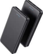 [2 Pack]Portable Charger Power Bank 10000mAh,Ultra Slim Portable Phone