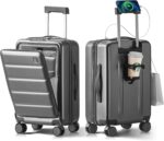 20 IN Carry On Luggage 22x14x9 Airline Approved - Front Pocket