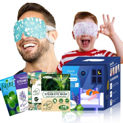 20-Pack Steam Eye Masks for Dry Eyes, Warm Eye Mask, Relief Eye