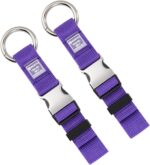 2PCS Heavy Duty Add a Bag Luggage Strap Jacket Gripper,Carry-on