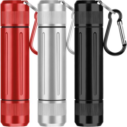 3 Pcs Metal Container Portable Sealed Container Bottles Aluminum Alloy