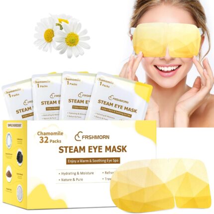 32 Packs Steam Eye Mask, Heated Eye Mask for Sleeping, Warm Compress