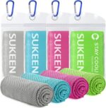 [4 Pack] Cooling Towel (40"x12"),Ice Towel,Soft Breathable