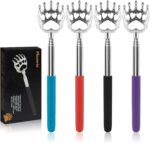 (4-Pack) Portable Extendable Telescopic Bear Claws Metal Back