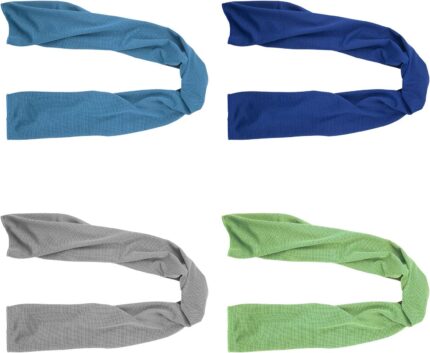4 Packs Cooling Towel (40"x 12"), Ice Towel, Microfiber,