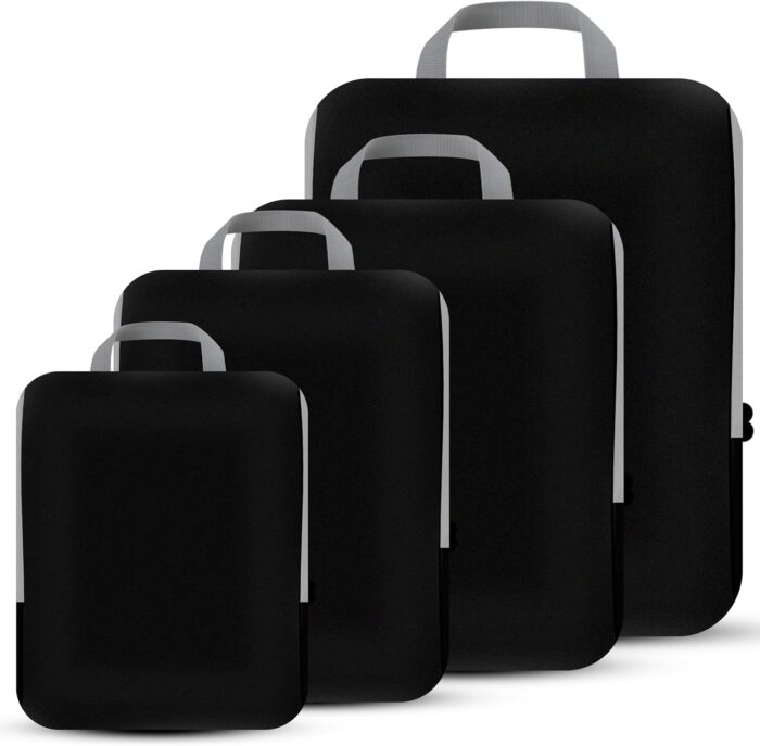 4 Set Compression Packing Cubes Travel - Travel Accessories Expandable