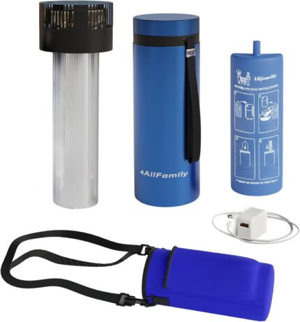 4ALLFAMILY Voyager Auto Shut Off Cooler Travel Case TSA Approved (1–7