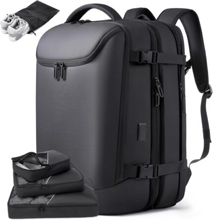 50L Carry on Travel Backpack, Expandable Airline Approved Backpacks