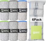 6 Pack Microfiber Gym Towels for Working Out，Fast Drying