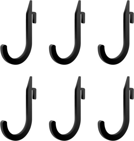 6PCS Squat Rack Holder Attachments for Home Gym Storage