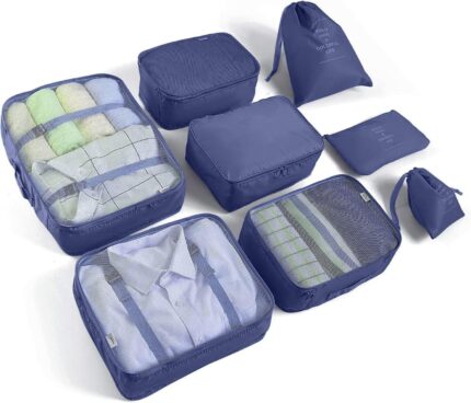 8 Set Packing Cubes for Suitcases Travel Luggage Packing