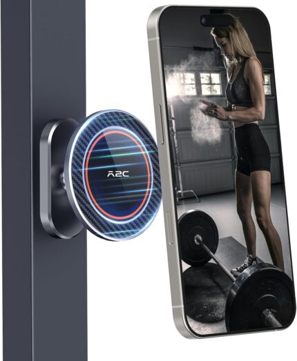 A2C All-Metal Gym Magnetic Phone Holder for MagSafe,High-End