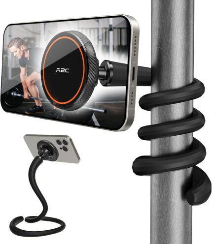 A2C Flexible Gooseneck Phone Holder for iPhone Magsafe, Long