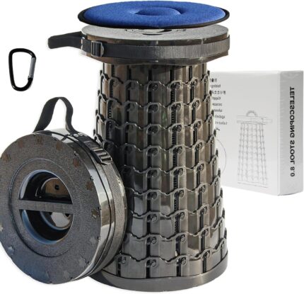 ALEVMOOM Upgraded XXL 50 Portable Collapsible Stool with