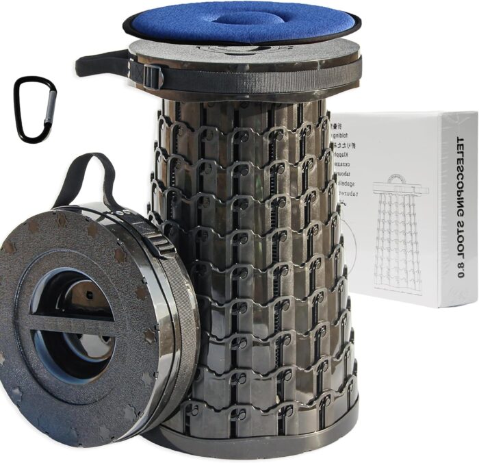 ALEVMOOM Upgraded XXL 50 Portable Collapsible Stool with