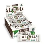 ALOHA Organic Plant Based Protein Bars - Chocolate Coconut Almond,