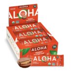 ALOHA Organic Plant Based Protein Bars - Peanut Butter Cup Bar - 12