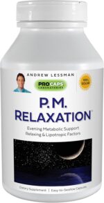 ANDREW LESSMAN P.M. Relaxation 180 Capsules - Natural Support for