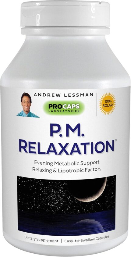 ANDREW LESSMAN P.M. Relaxation 180 Capsules - Natural Support for
