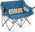 ARROWHEAD OUTDOOR Portable Folding Double Duo Camping Chair Loveseat