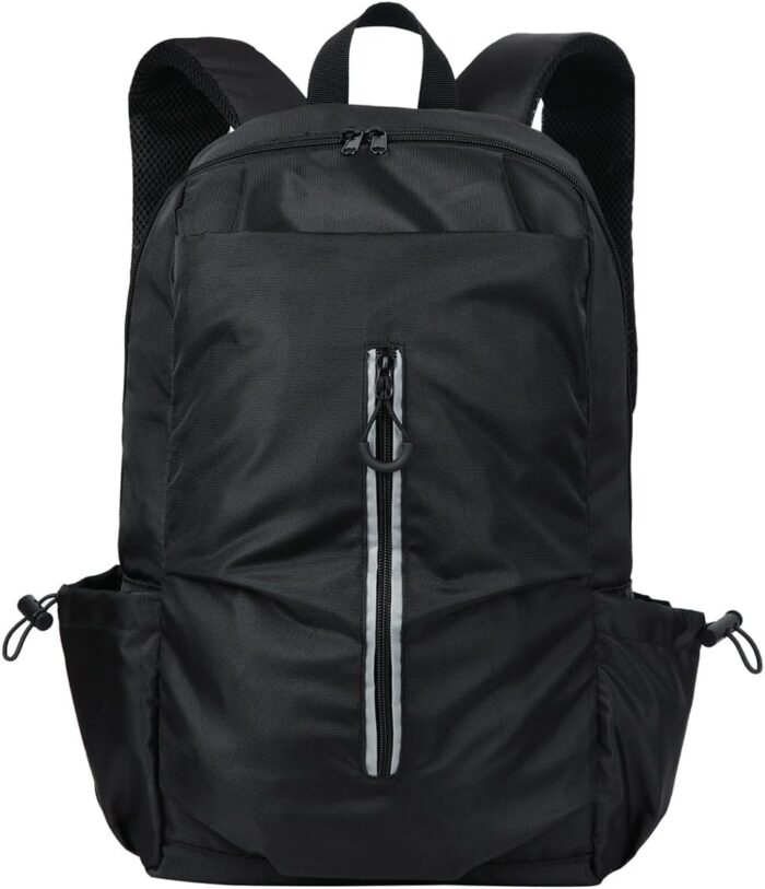 AUMTISC 20L Casual Backpack, Casual Daypack Bag for Women Men, Black