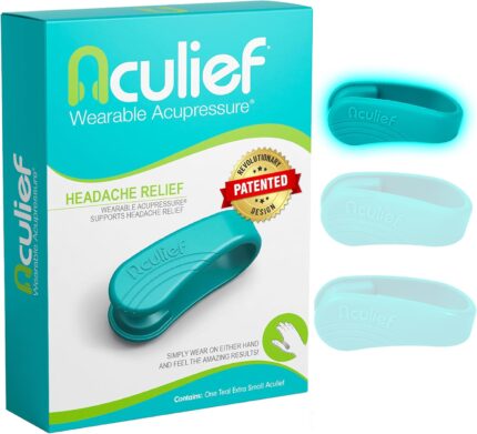 Aculief 1-Pack Wearable Natural Acupressure Support for Relaxation,