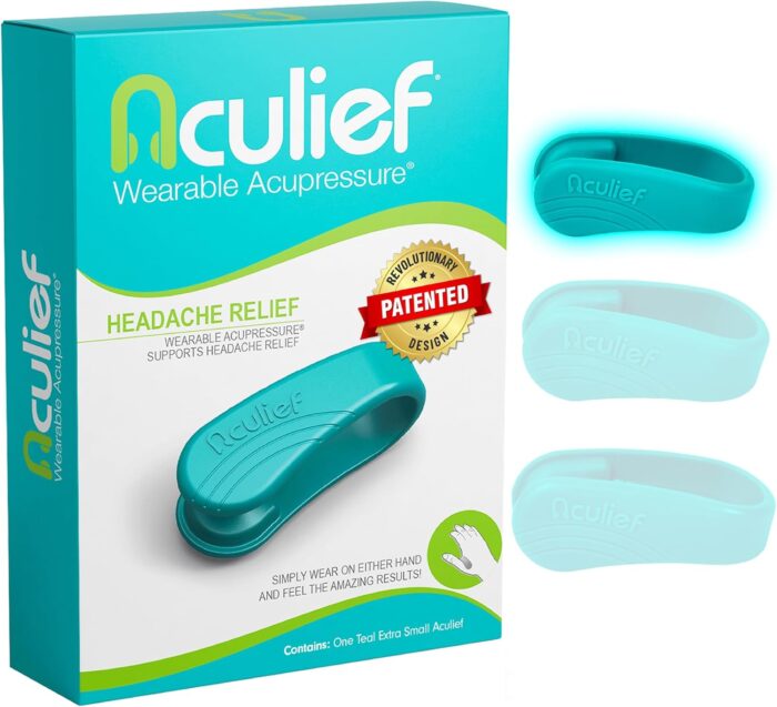 Aculief 1-Pack Wearable Natural Acupressure Support for Relaxation,
