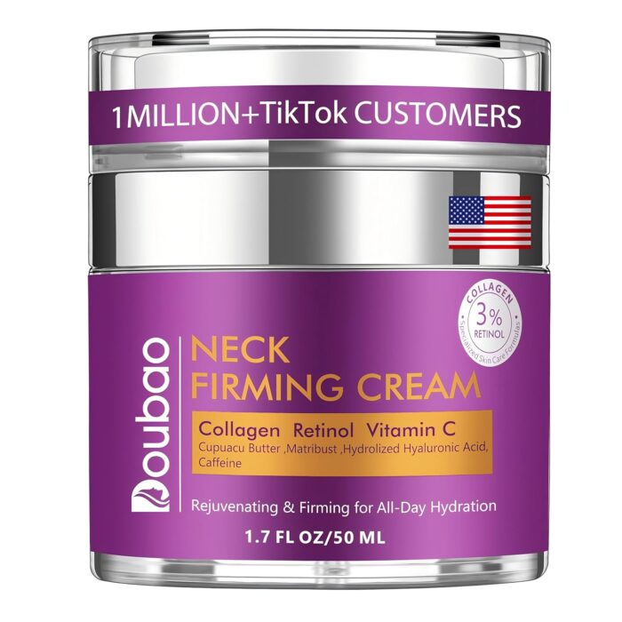 Advanced Neck Firming Cream – 3% Retinol & Hyaluronic Acid for Wrinkle