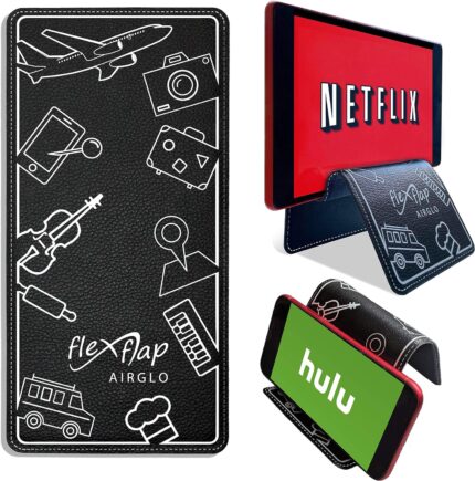 Airplane Travel Essentials for Flying Flex Flap Cell Phone Holder &