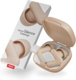 Alpine Silence Earplugs for Sleep, Focus & Travel - V-Shape Snug Fit &