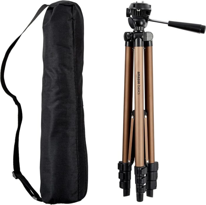 Amazon Basics 50-inch Lightweight Portable Camera Mount Tripod Stand