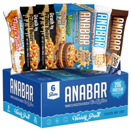 Anabar Protein Bar, The Sampler Pack, The Protein-Packed Candy Bar,