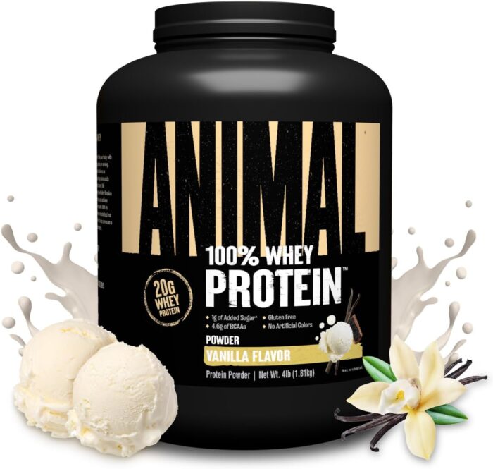 Animal 100% Whey Protein Powder – Whey Blend for Pre Workout or Post