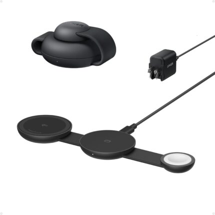 Anker MagSafe Compatible MagGo UFO 3-in-1 Charger, iPhone 16 Wireless