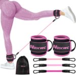 Ankle Resistance Bands with Cuffs, Ankle Bands for Working